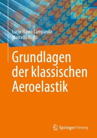 Cover image: Grundlagen der klassischen Aeroelastik 9783658434809