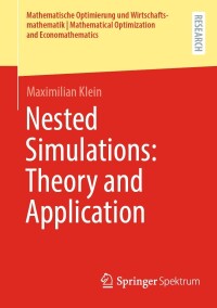 Cover image: Nested Simulations: Theory and Application 9783658438524