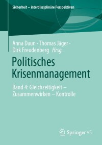 Cover image: Politisches Krisenmanagement 9783658440015