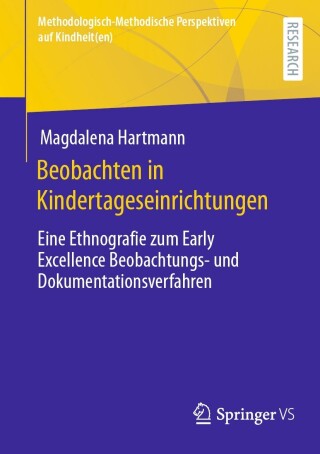 Imagen de portada: Beobachten in Kindertageseinrichtungen 9783658440428