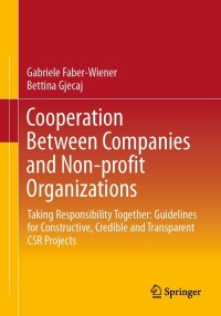 Cover image: Cooperation Between Companies and Non-profit Organizations 9783658440497