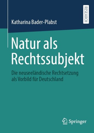 Cover image: Natur als Rechtssubjekt 9783658441197
