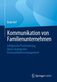 Cover image: Kommunikation von Familienunternehmen 9783658441975