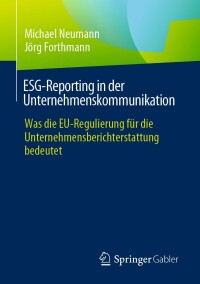 Titelbild: ESG-Reporting in der Unternehmenskommunikation 9783658442033