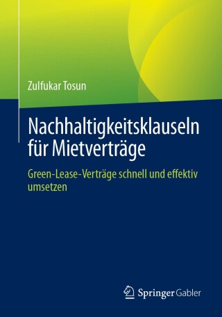 Imagen de portada: Nachhaltigkeitsklauseln für Mietverträge 9783658442170