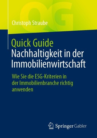 Cover image: Quick Guide Nachhaltigkeit in der Immobilienwirtschaft 9783658442675