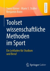 Imagen de portada: Toolset wissenschaftliche Methoden im Sport 9783658442934