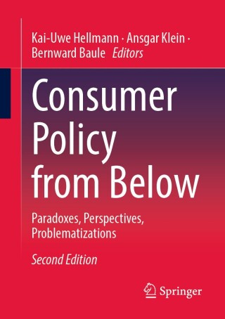Cover image: Consumer Policy from Below 2nd edition 9783658444778