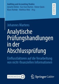 Immagine di copertina: Analytische Prüfungshandlungen in der Abschlussprüfung 9783658444822