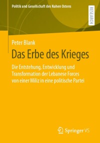 Cover image: Das Erbe des Krieges 9783658446413