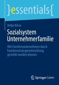 Omslagafbeelding: Sozialsystem Unternehmerfamilie 9783658447229