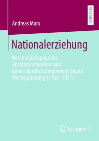 Cover image: Nationalerziehung 9783658447946