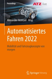 Omslagafbeelding: Automatisiertes Fahren 2022 9783658447960