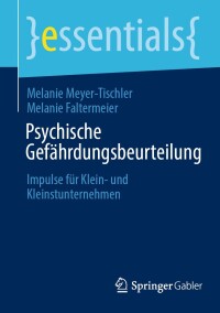 Cover image: Psychische Gefährdungsbeurteilung 9783658448257