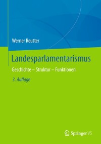 Imagen de portada: Landesparlamentarismus 3rd edition 9783658449018