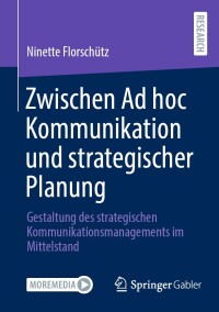 Immagine di copertina: Zwischen Ad hoc Kommunikation und strategischer Planung 9783658449520