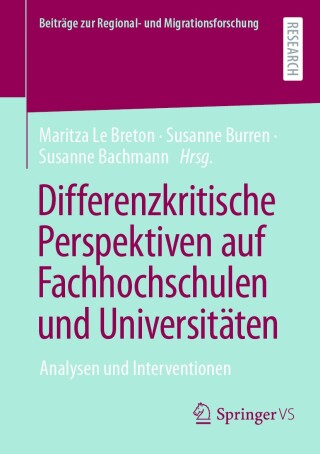 Titelbild: Differenzkritische Perspektiven auf Fachhochschulen und Universitäten 9783658449872