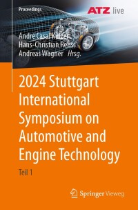 Imagen de portada: 2024 Stuttgart International Symposium on Automotive and Engine Technology 9783658450175