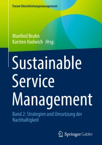 Imagen de portada: Sustainable Service Management 9783658451455