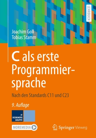 Cover image: C als erste Programmiersprache 9th edition 9783658452087