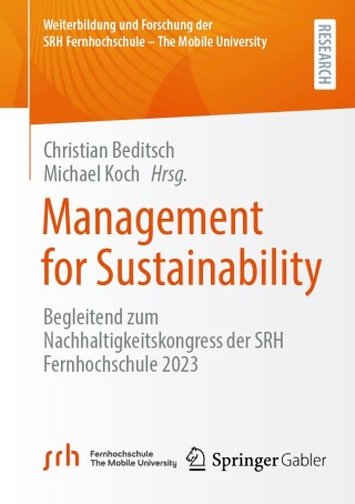 Cover image: Management for Sustainability 9783658452667
