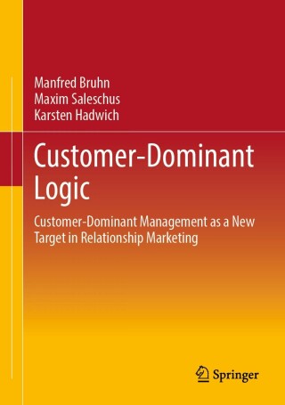 Cover image: Customer-Dominant Logic 9783658453510