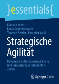 Cover image: Strategische Agilität 9783658454210