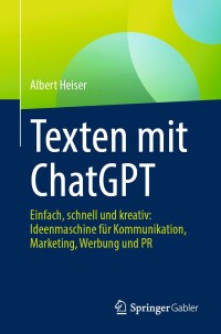 Immagine di copertina: Texten mit ChatGPT 9783658456009