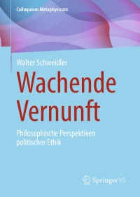 Cover image: Wachende Vernunft 9783658456504