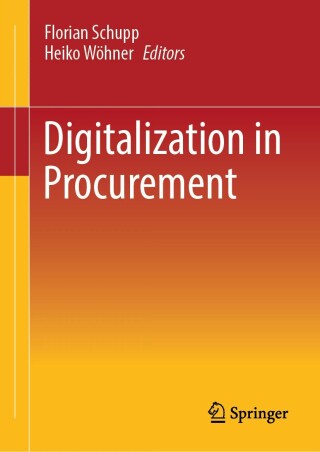 Imagen de portada: Digitalization in Procurement 9783658456696