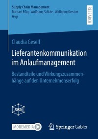 Cover image: Lieferantenkommunikation im Anlaufmanagement 9783658459802