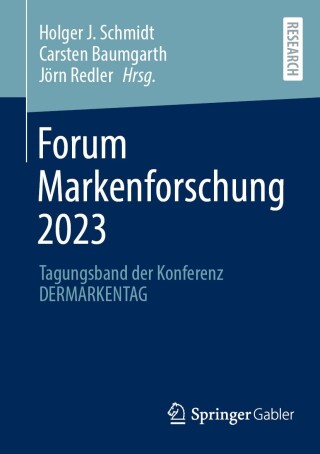 Cover image: Forum Markenforschung 2023 9783658461089