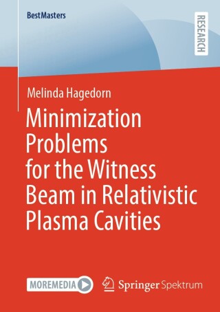 Cover image: Minimization Problems for the Witness Beam in Relativistic Plasma Cavities 9783658462253