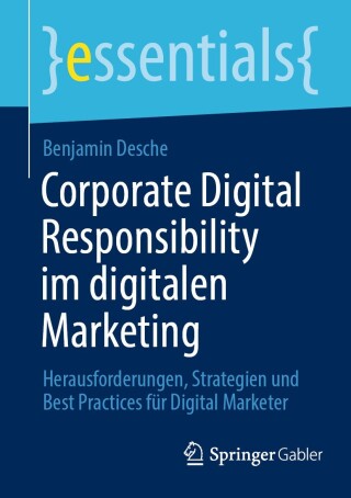 Cover image: Corporate Digital Responsibility im digitalen Marketing 9783658462970