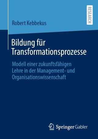 Cover image: Bildung für Transformationsprozesse 9783658475888