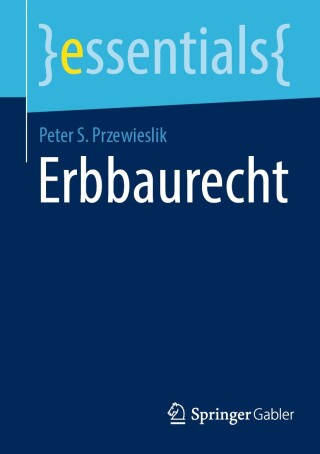Cover image: Erbbaurecht 9783658476052