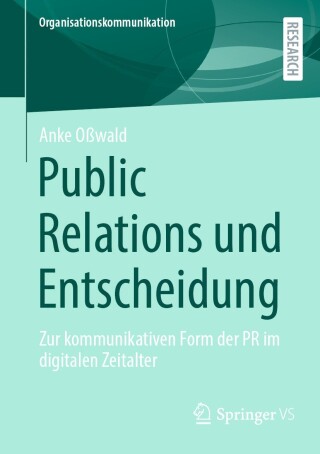 Imagen de portada: Public Relations und Entscheidung 9783658477325