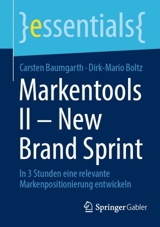 Imagen de portada: Markentools II - New Brand Sprint 9783658479350