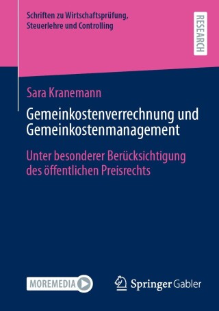 Cover image: Gemeinkostenverrechnung und Gemeinkostenmanagement 9783658482404