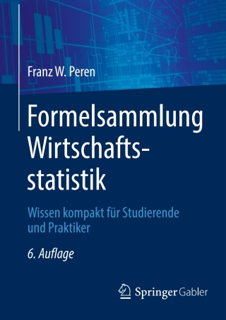 Cover image: Formelsammlung Wirtschaftsstatistik 6th edition 9783658482541