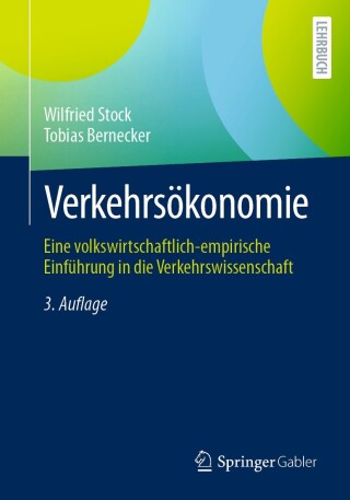Cover image: Verkehrsökonomie 3rd edition 9783658487133
