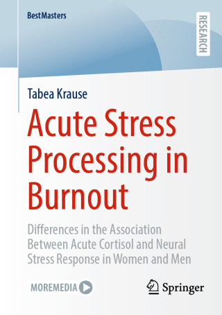 Cover image: Acute Stress Processing in Burnout 9783658497514
