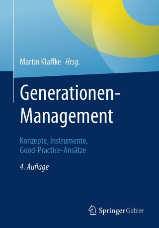 Imagen de portada: Generationen-Management 4th edition 9783658513733