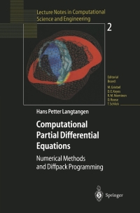 صورة الغلاف: Computational Partial Differential Equations 9783540652748