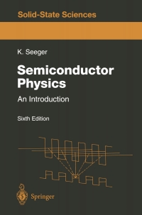 صورة الغلاف: Semiconductor Physics 6th edition 9783540615071