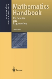 Cover image: Mathematics Handbook 4th edition 9783540655695
