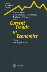 表紙画像: Current Trends in Economics 1st edition 9783540653837