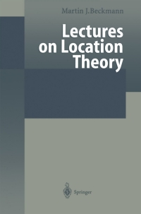 صورة الغلاف: Lectures on Location Theory 9783540657361