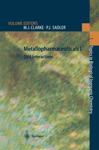 Imagen de portada: Metallopharmaceuticals I 1st edition 9783540648895