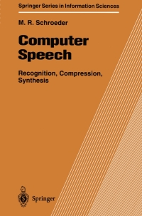Cover image: Computer Speech 9783662038635